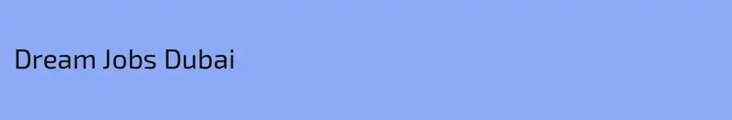 Dream Jobs Dubai